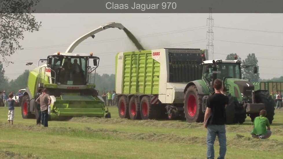 Claas Jaguar 970 - Graslanddemo 2012