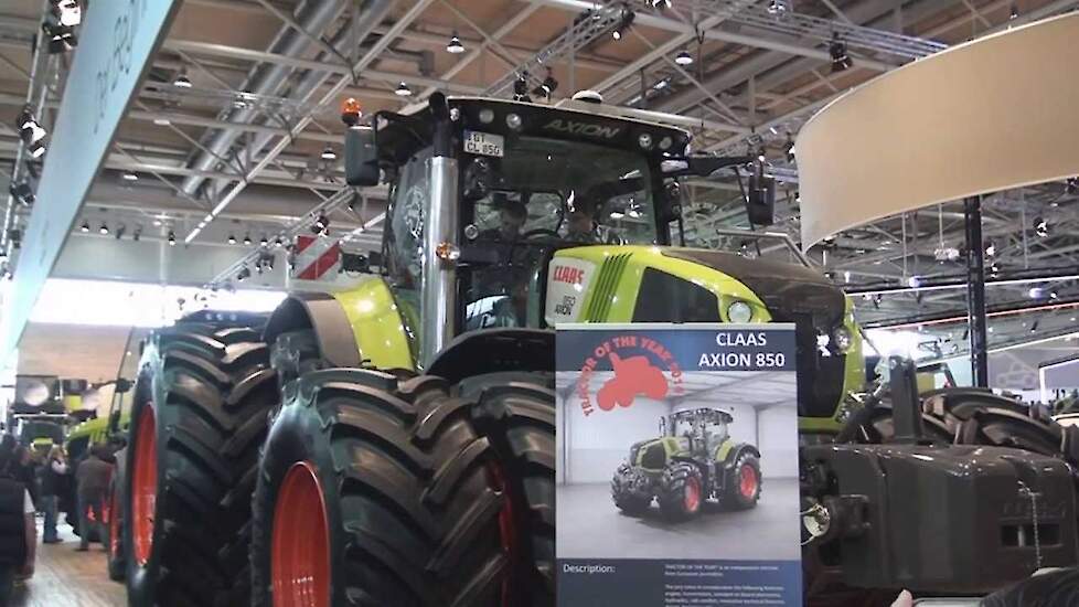 Claas Axion 850 tractor of the Year 2014 Trekkerweb Agritechnica