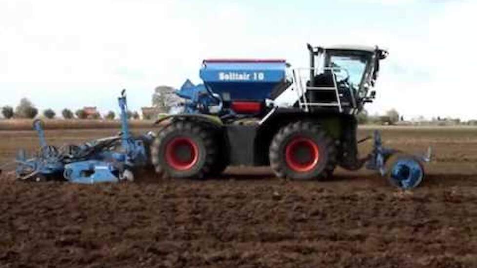 Claas Xerion en Axion en Lemken Trekkerweb