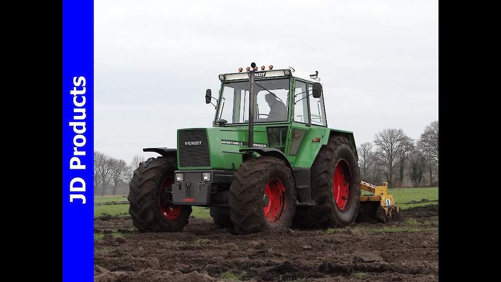 Fendt 600LS/Grasland frezen/Grassland tilling/Landbouw/Agriculture/Landwirtschaft/2015/Hulshorst