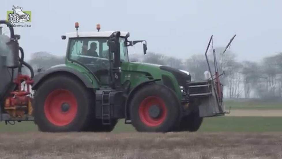 Volgas / full throttle met Fendt Vario 930 loonbedrijf Harms uit Erica Trekkerweb