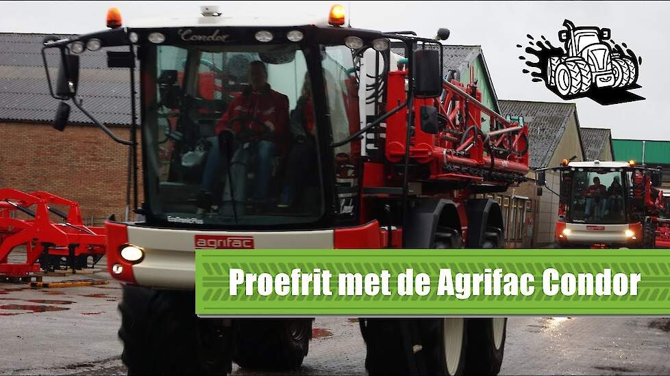 Proefrit met de Agrifac Condor - Trekkerweb