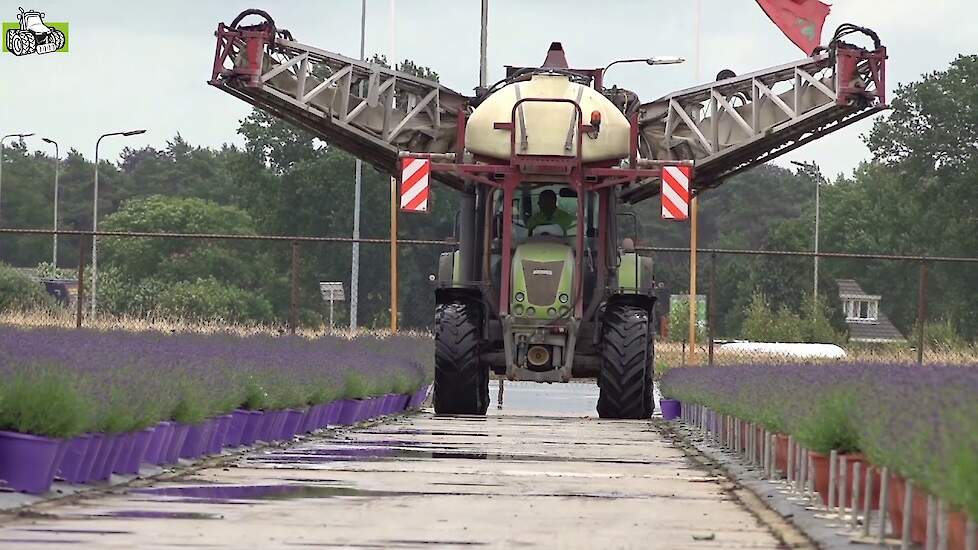 Diverse Hardi machines in gebruik bij Van den Wijngaart.