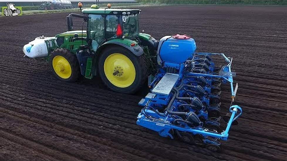 Delta row Lemken Azurit 9  John Deere 6155R   GPS