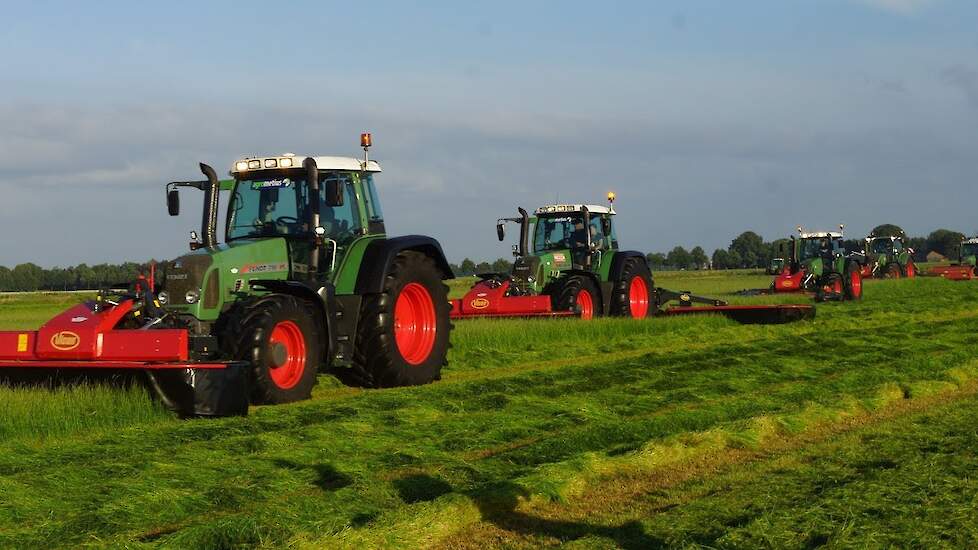 Maximaal maaien met Vicon tijdens demo Boma BV Trekkerweb