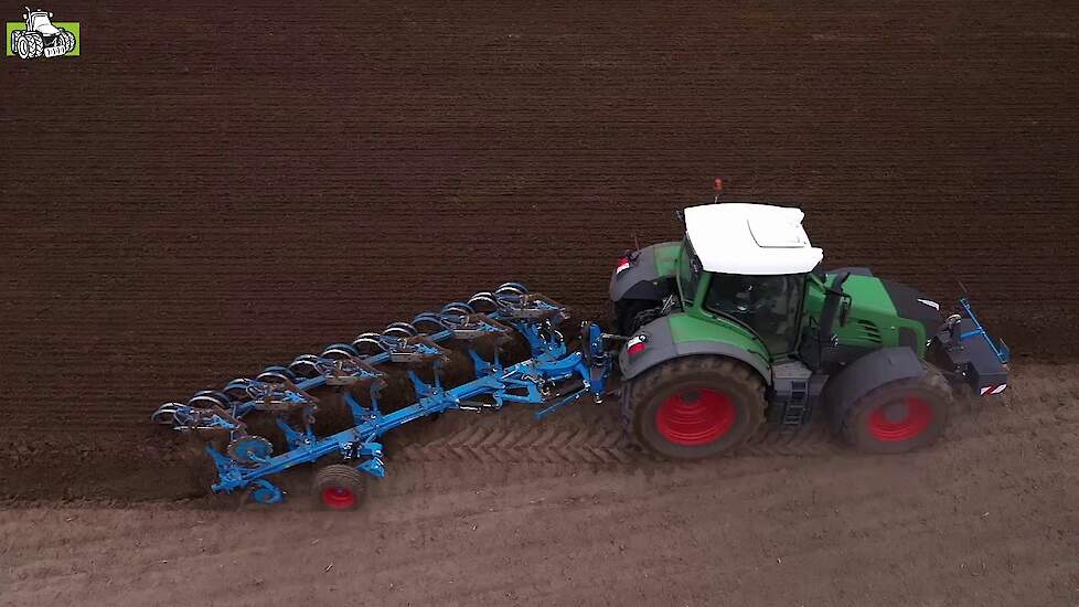 Zes schaar Lemken Juwel 8 met Flexpack en Fendt 930