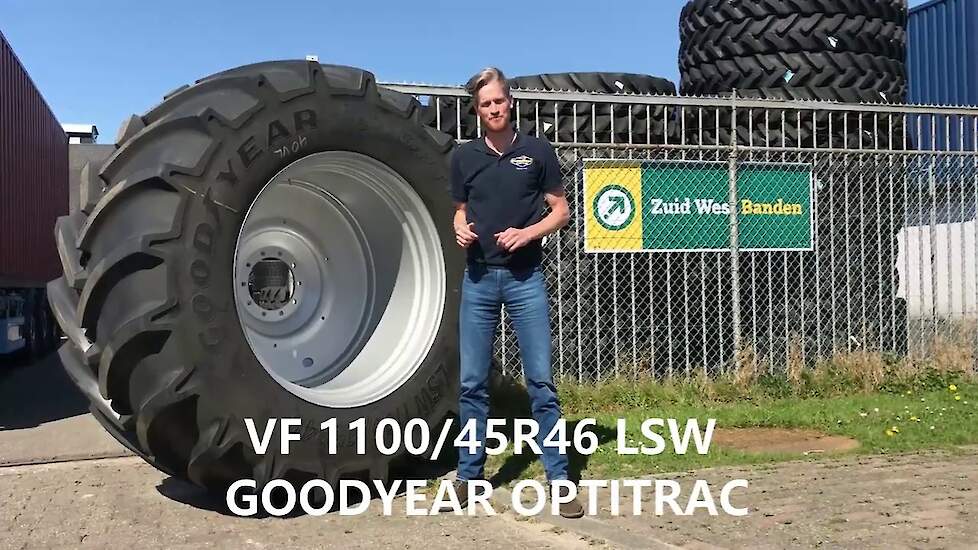 VF 1100/45R46 Goodyear Optitrac LSW bij Zuid West Banden #goodyearfarmtires #zuidwestbanden