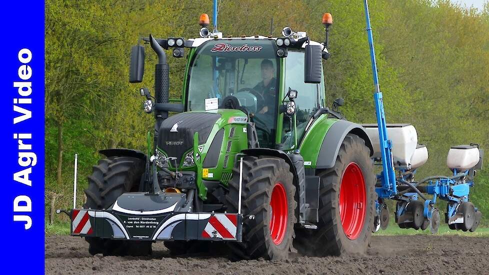 2020 | Fendt 516 + Monosem | Mais zaaien | Seeding maize | Mais aussaat | P v/d Hardenberg Elspeet