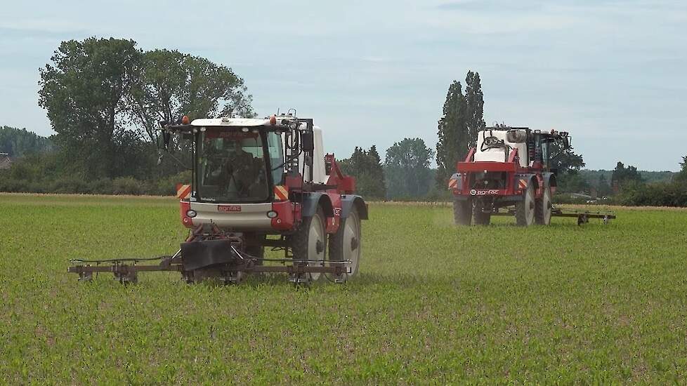 Stikstof prikken met Agrifac zelfrijder