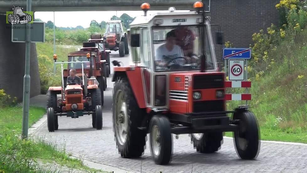 De Fiat-CNH Tractorclub op toertocht 2020