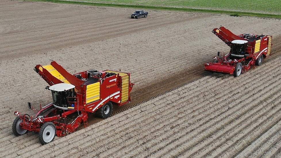 Grimme Varitron potatoe harvest 2019