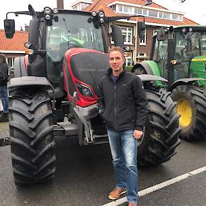 Herwin Prinsen, de boer waar Agrio bij meereed, is zojuist gearriveerd in Den Haag.