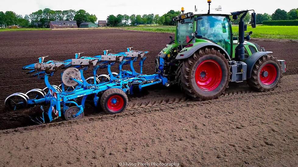 Ploegen | Ploughing | Pflügen | Fendt 516 | Lemken Juwel | Trimble Autopilot | GeoPlough X