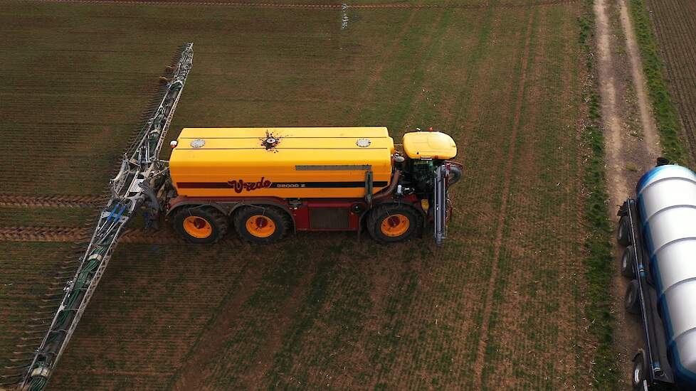 Vredo VT 7138  32000Z graan bemesten vanuit de spuitsporen