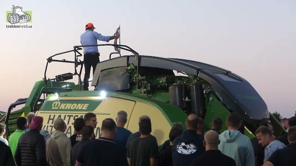 Genieten bij Krone demo in Elahuizen Friesland