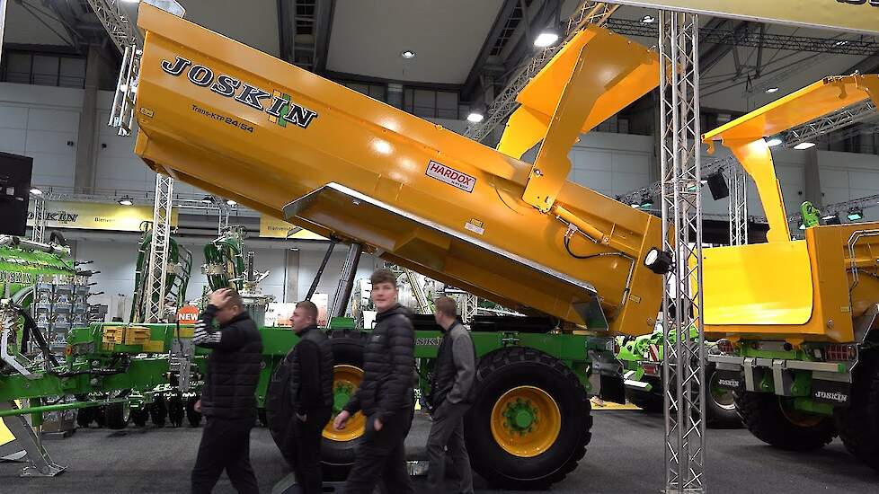 Nieuwe gronddumper bij Joskin op Agritechnica