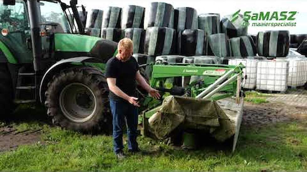 SaMASZ KT301S met KDF301S-maaicombinatie gebruikerservaring Van der Veen Grootegast Groningen