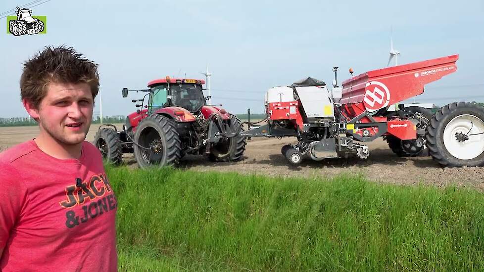 Case Puma 170 poten op breed spoor met PTG luchtdruk wisselsyteem