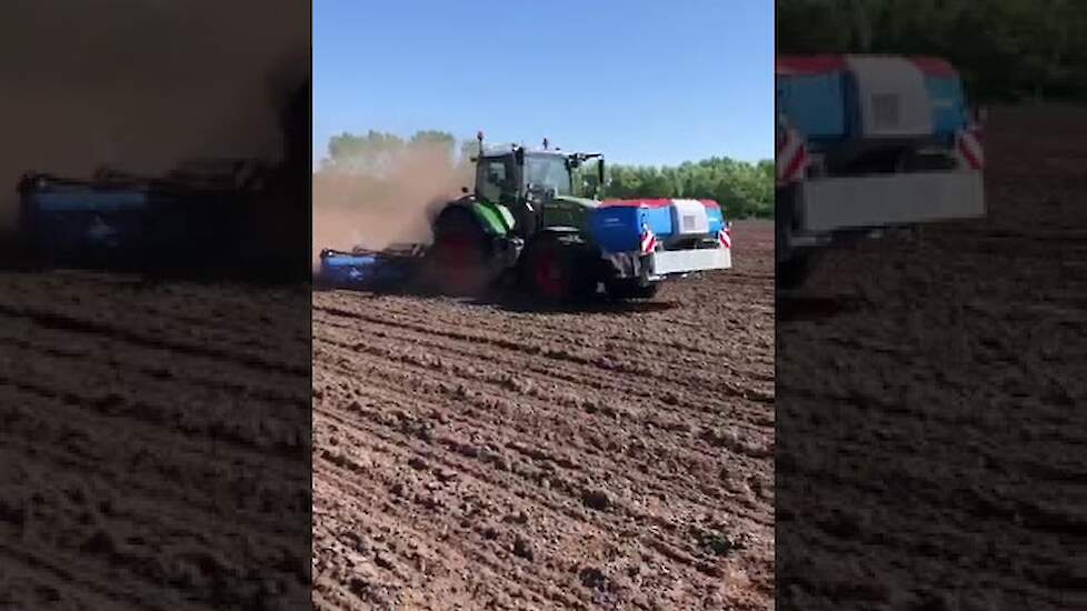 Lemken op Demo-tour. Met Azurit 8 rij.