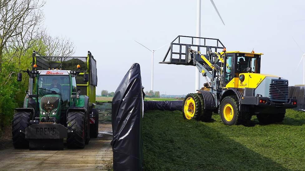 2024 | Werklust + Fendt + NH FR500 | Gras hakselen + Kuilwerk | Johan Frens Hulshorst | Grass silage