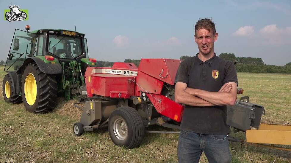 Meer capaciteit met de Massey Ferguson 1842S-pers kleine pakjes pers