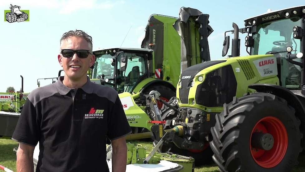 Claas hooibouwdemonstratie 2024 in Genemuiden