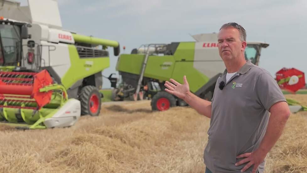 Claas Evion en Claas Lexion in de vergelijk bij proefbedrijf Ebelsheerd