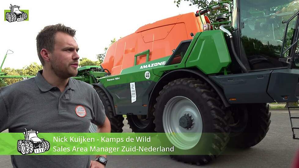 Rijden met de Amazone Pantera 7004 bij de demotour